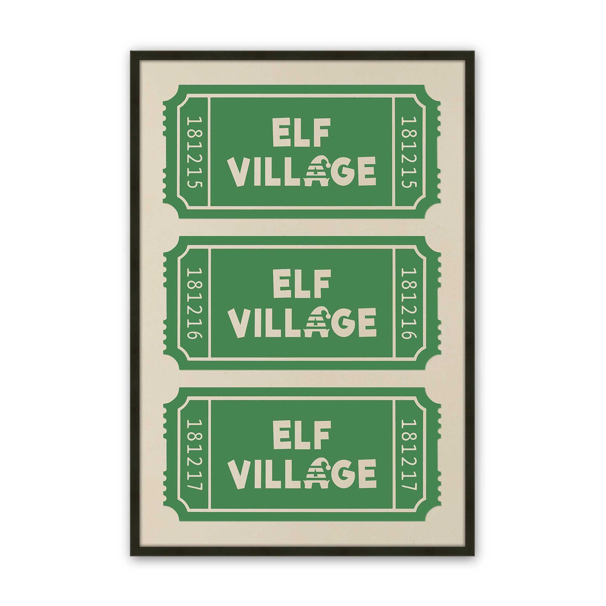 [Color:Satin Black], Picture of art in a Satin Black frame