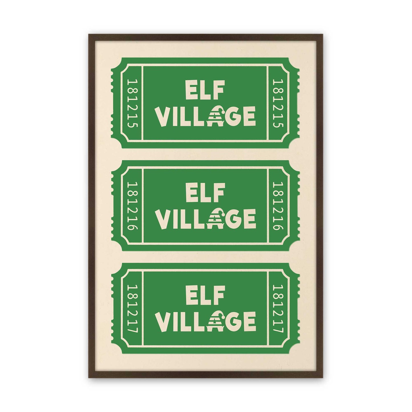 [Color:Brown], Picture of art in a Brown frame