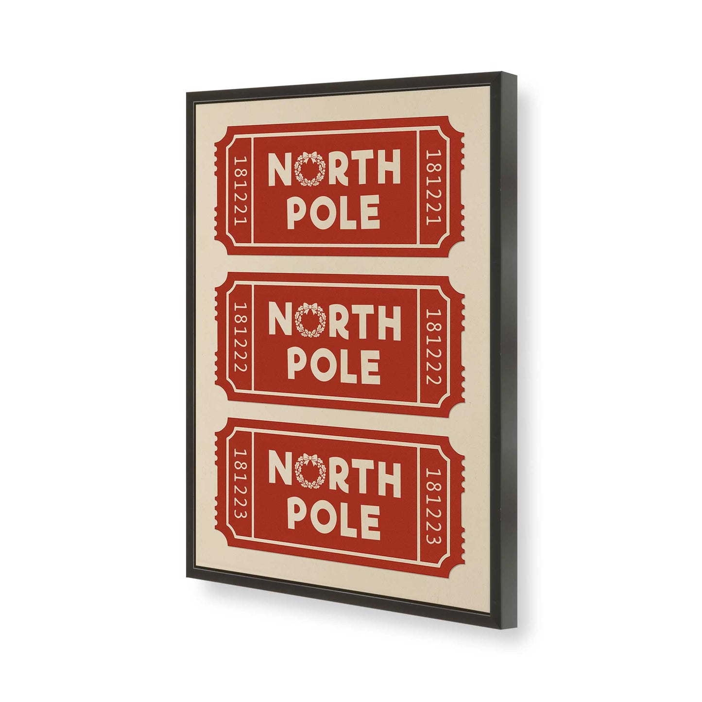 [Color:Satin Black], Picture of art in a Satin Black frame of the corner