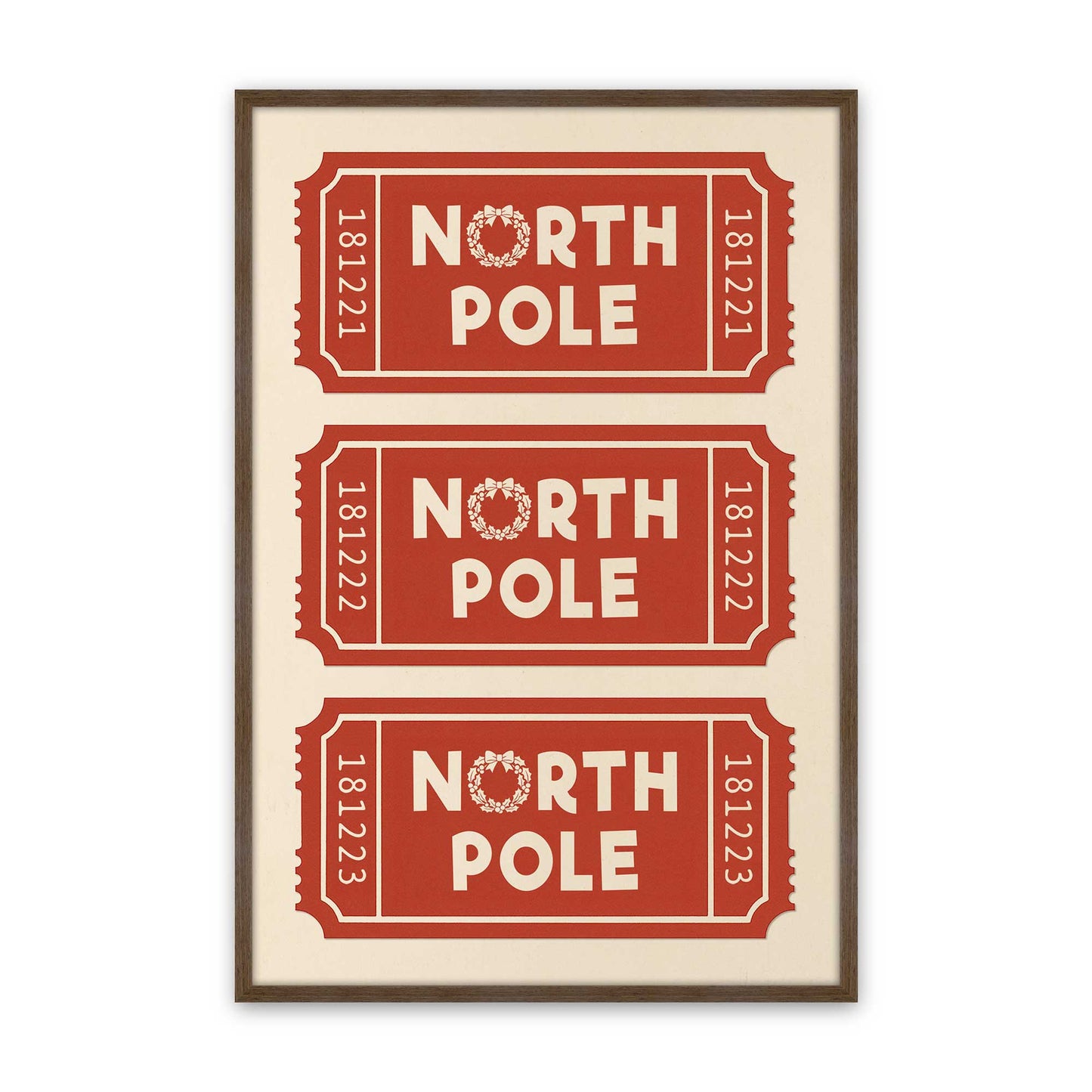 [Color:Walnut], Picture of art in a Walnut frame