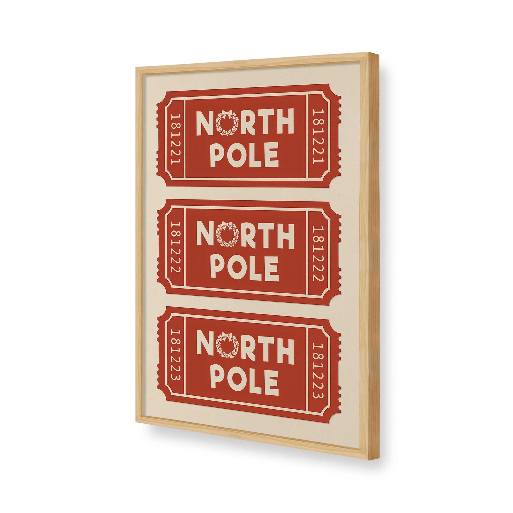 [Color:American Maple], Picture of art in a American Maple frame of the corner