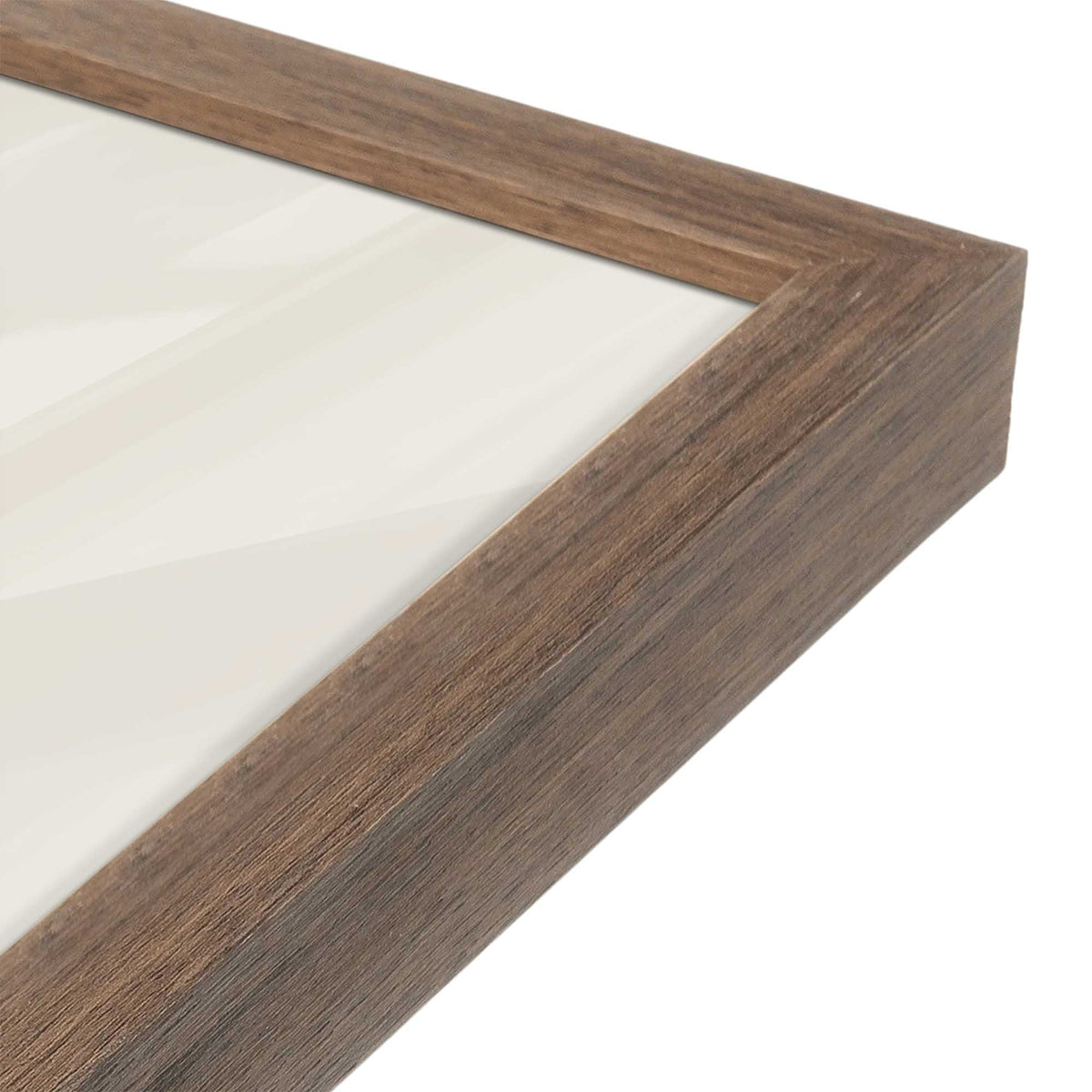 [Color:Walnut], Picture of art in a Walnut frame at an angle