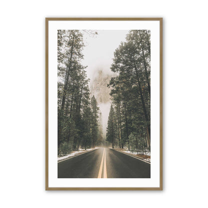 [Color:Brushed Gold], Picture of art in a Brushed Gold frame