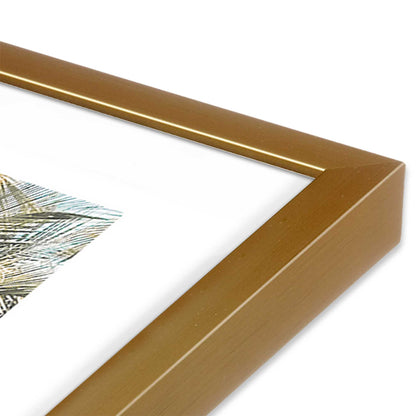 [Color:Polished Gold], Picture of art in a Polished Gold frame of the corner
