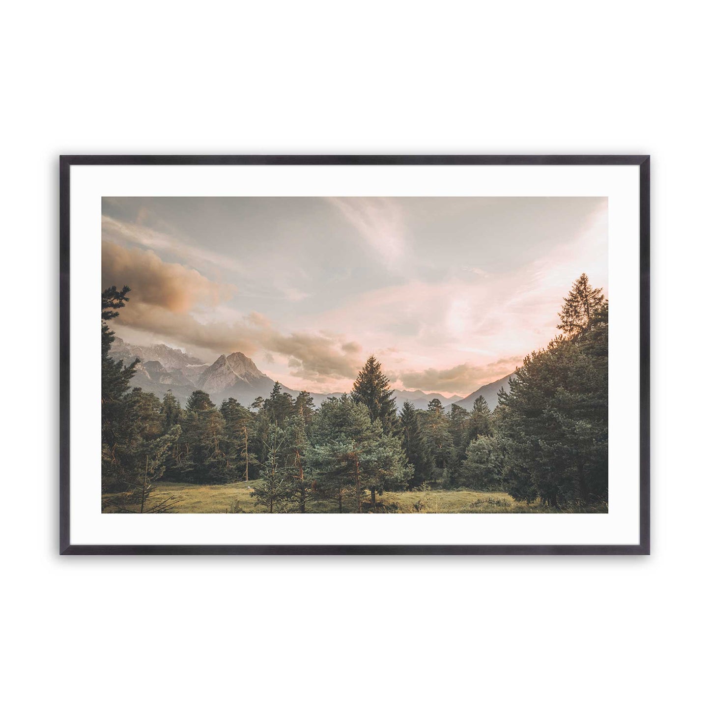 [Color:Weathered Zinc], Picture of art in a Weathered Zinc frame