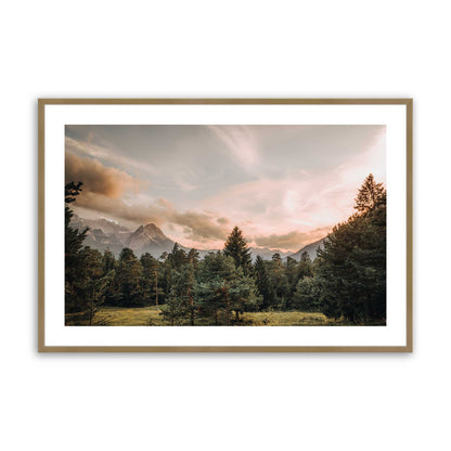 [Color:Brushed Gold], Picture of art in a Brushed Gold frame