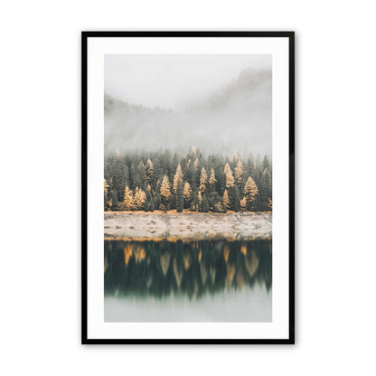 [Color:Satin Black], Picture of art in a Satin Black frame