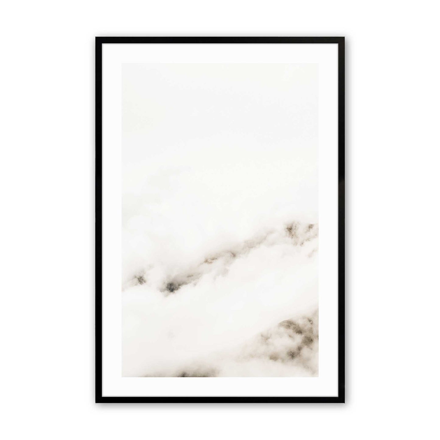 [Color:Satin Black], Picture of art in a Satin Black frame