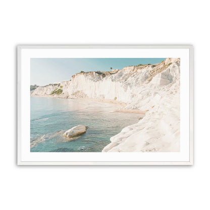 [Color:Opaque White], Picture of art in a Opaque White frame