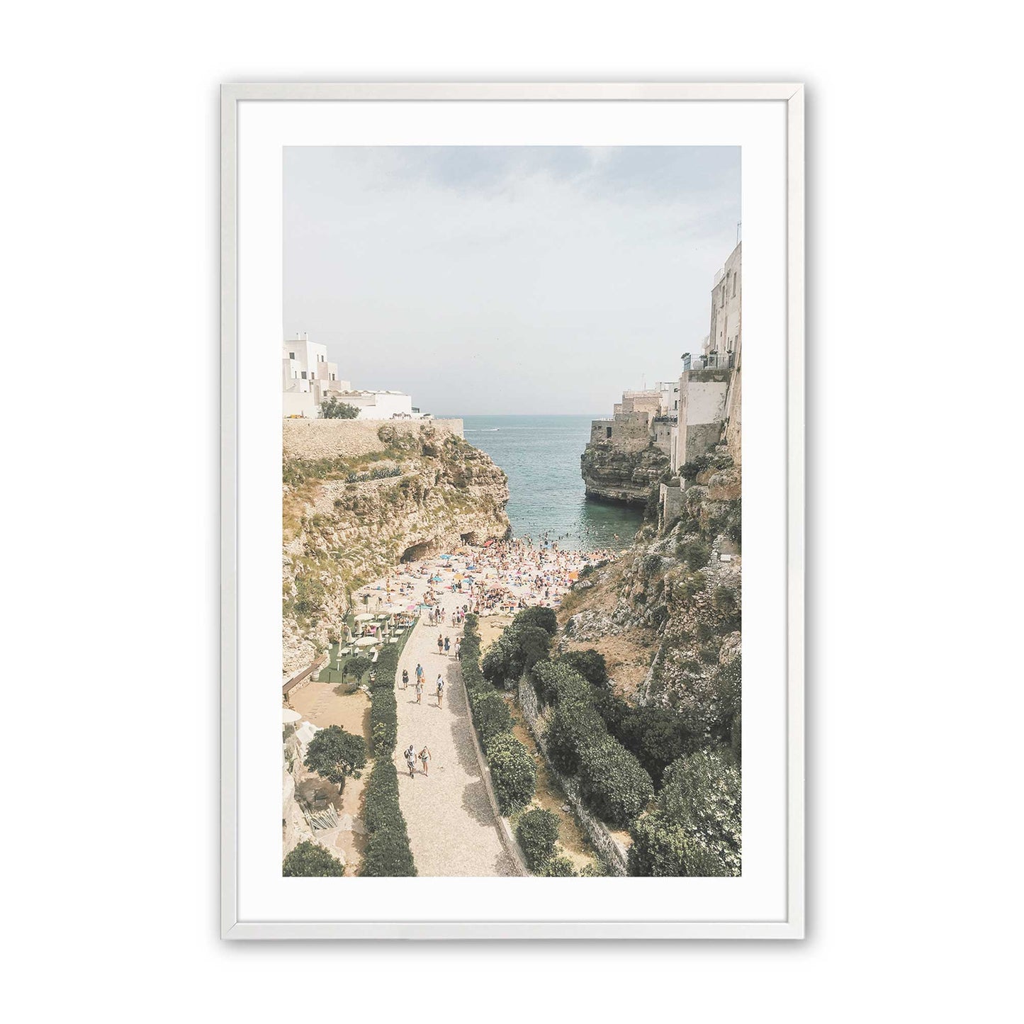 [Color:Opaque White], Picture of art in a Opaque White frame