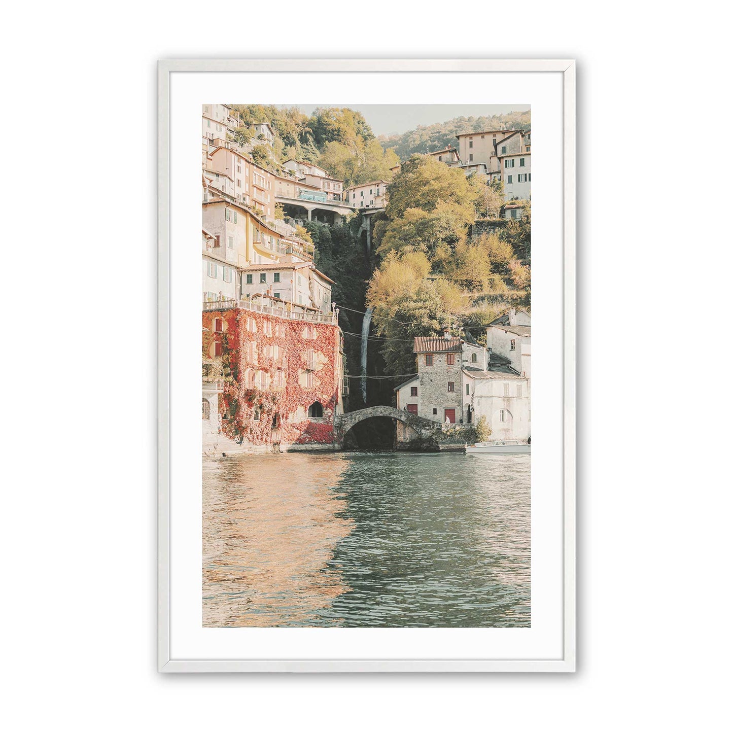[Color:Opaque White], Picture of art in a Opaque White frame