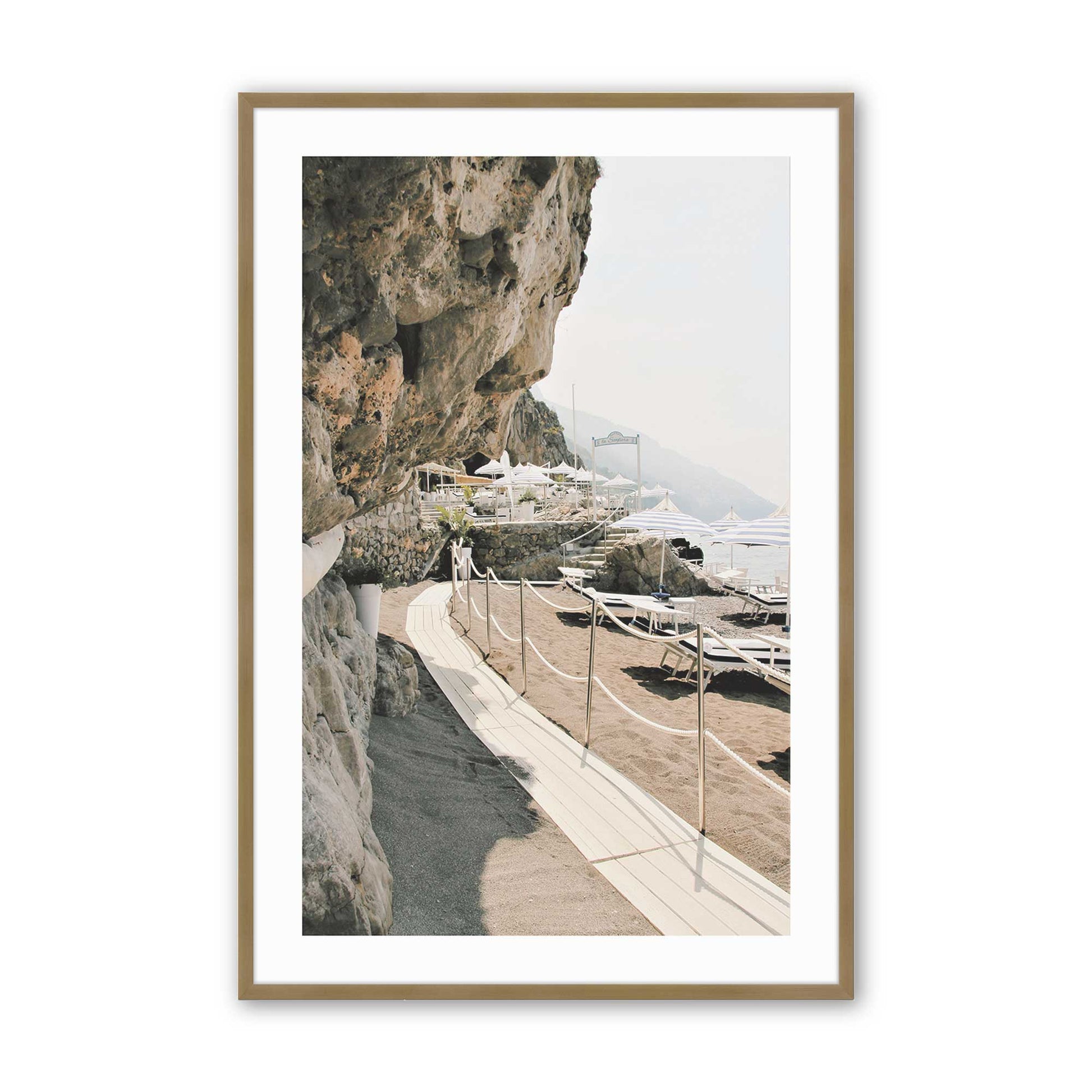 [Color:Brushed Gold], Picture of art in a Brushed Gold frame