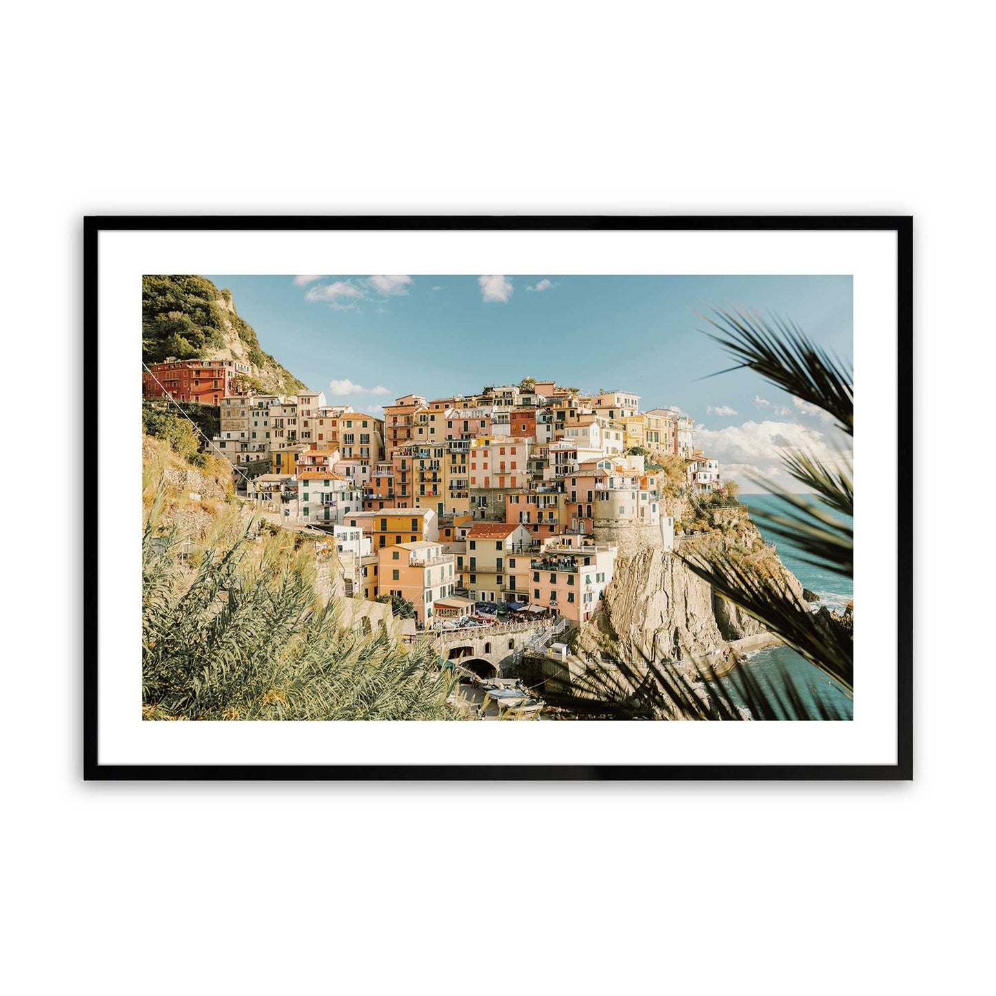 [Color:Satin Black], Picture of art in a Satin Black frame