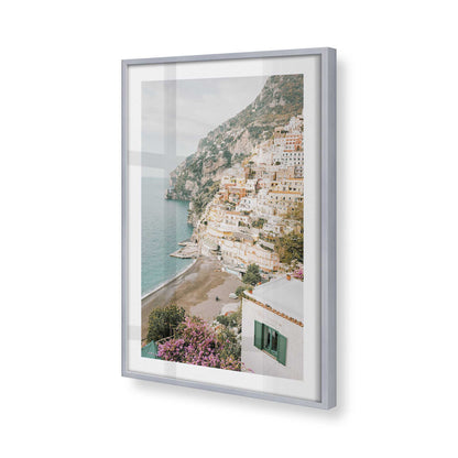[Color:Polished Chrome], Picture of art in a Polished Chrome frame of the corner