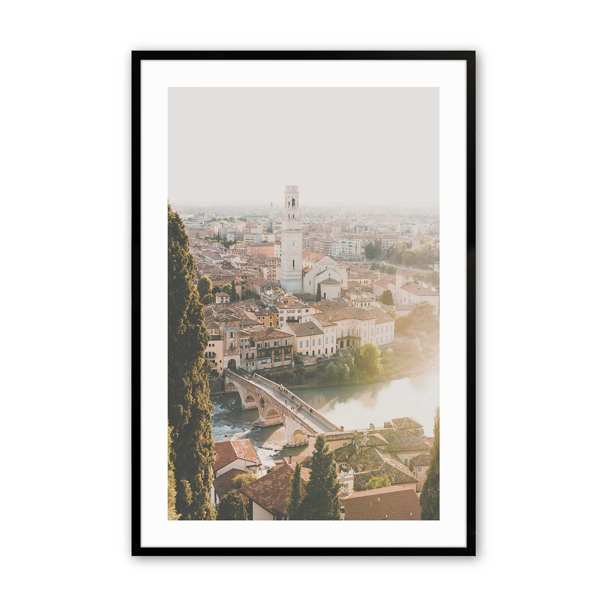 [Color:Satin Black], Picture of art in a Satin Black frame