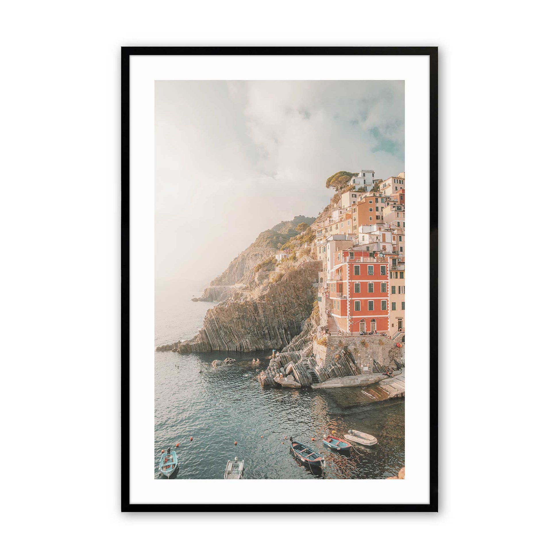 [Color:Satin Black], Picture of art in a Satin Black frame