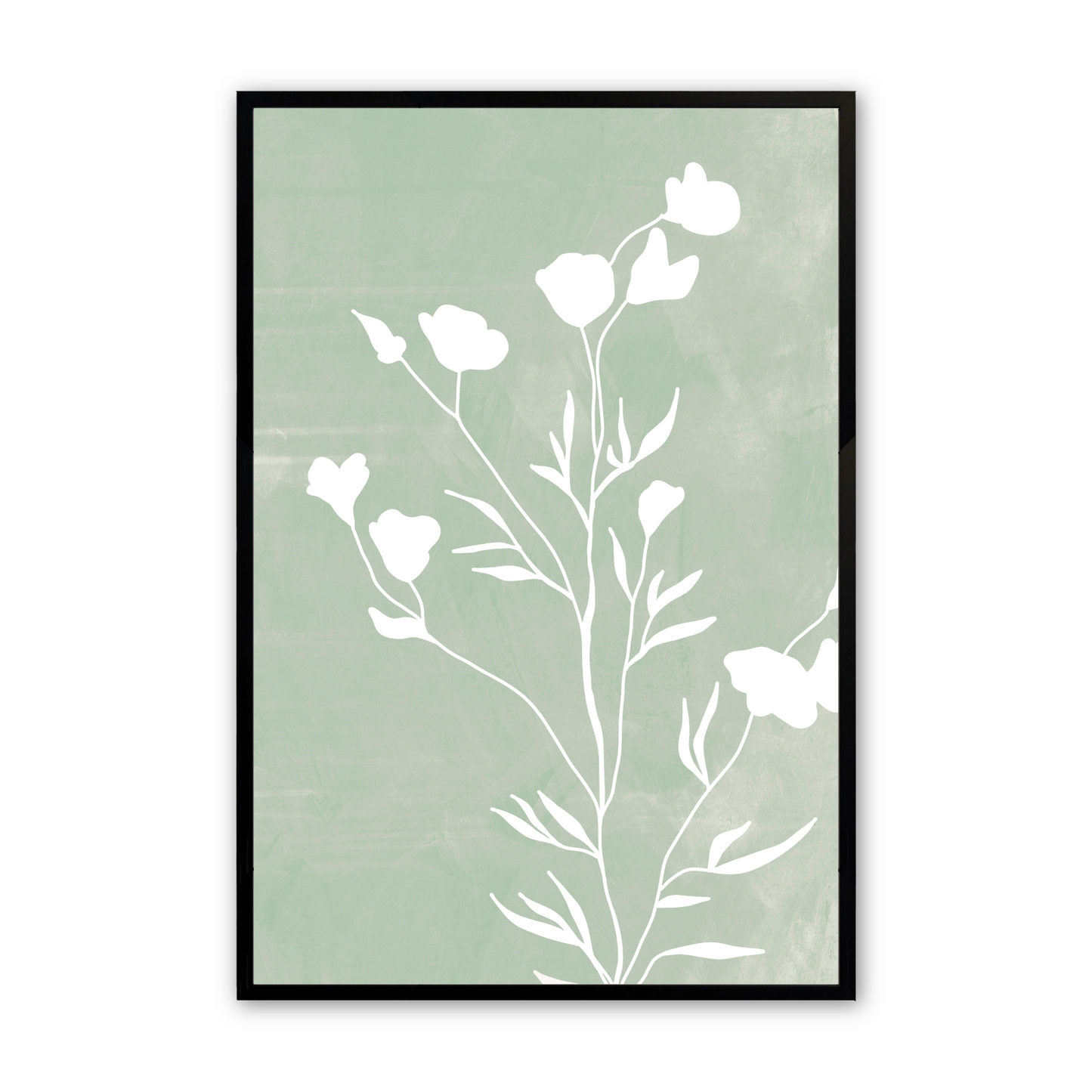 [color:Satin Black], Picture of art in a black frame